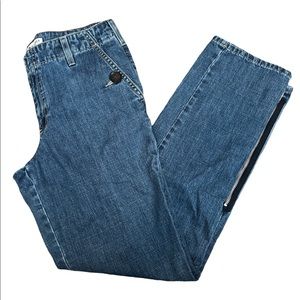 Tommy Hilfiger Y2K Jeans Zipper Detail on Legs Size 6